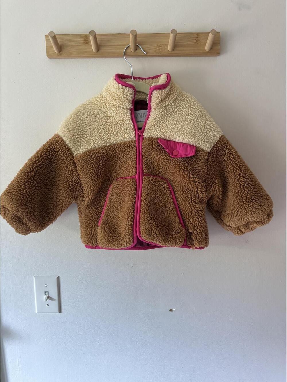 Zara Faux Shearling Jacket